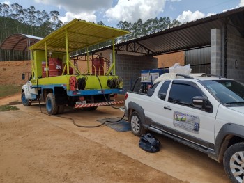 Limpeza de Tanque de Combustível de Caminhão